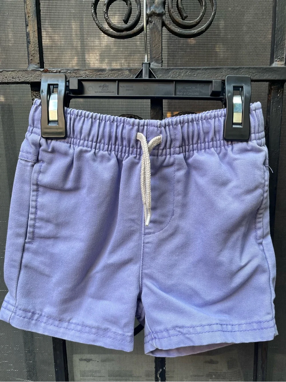 Old Navy Lilac Pull-On Shorts with Drawstring